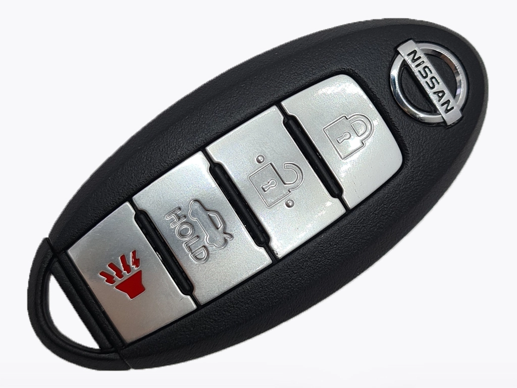 Смарт ключ Nissan Armada, Америка, 433 Mhz, CWTWB1U787, PCF7952A/ Hitag 2/ ID46, 3+1 кнопки
