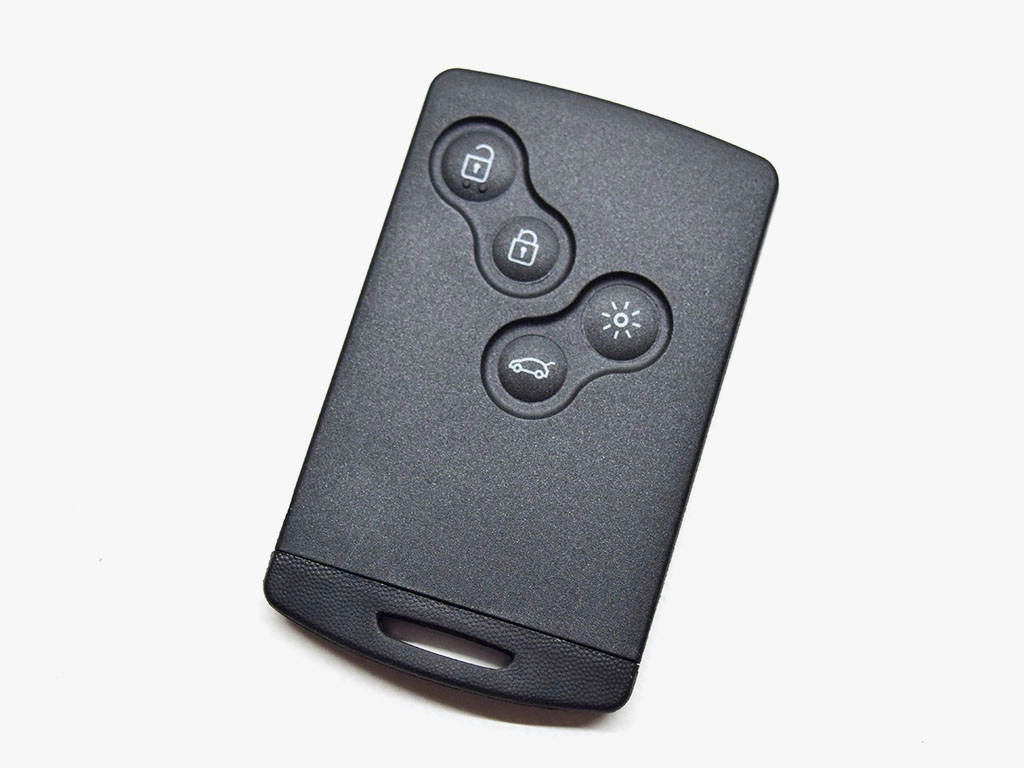 Смарт ключ Renault Megane III, Laguna III, Scenic, Fluence, 433 Mhz, PCF7952A/ Hitag 2/ ID46, 4 кнопки, Keyless GO