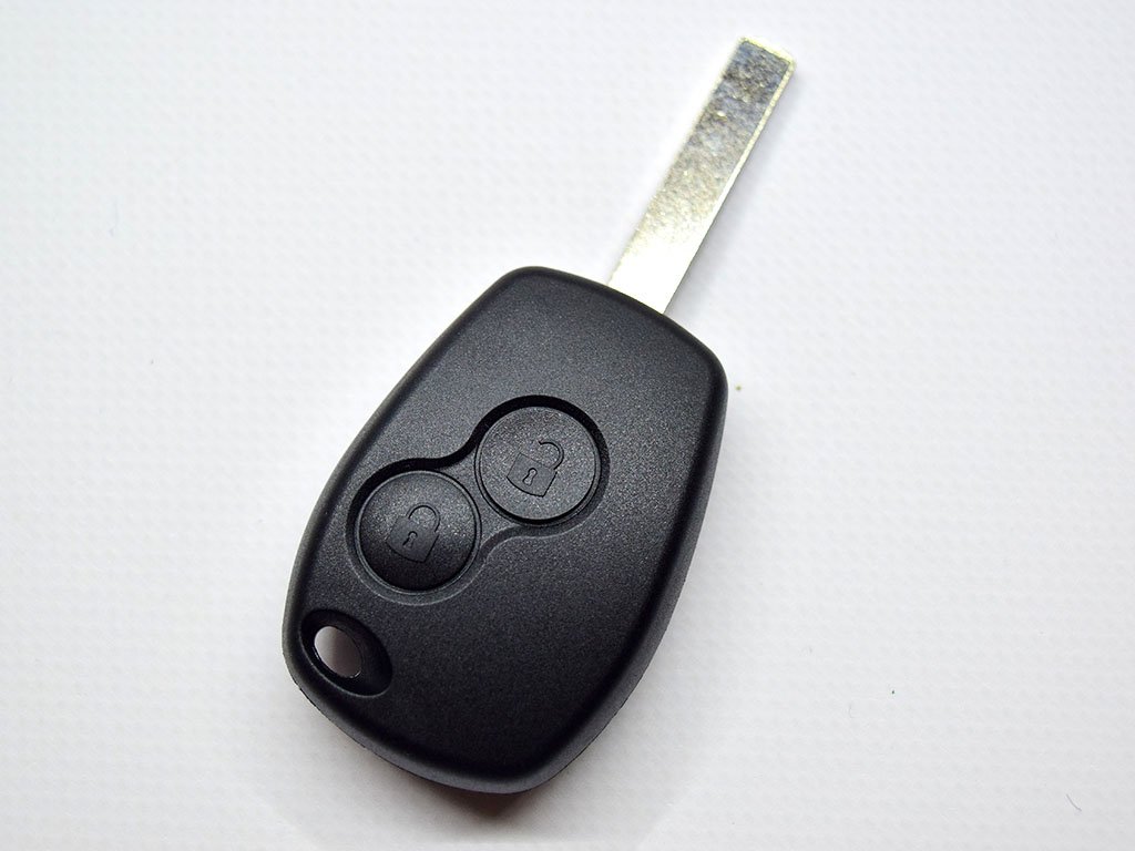 Ключ Renault Clio, Modus, Kangoo та інші, 433 Mhz, PCF7947A/ Hitag 2/ ID46, 2 кнопки, лезо VA2