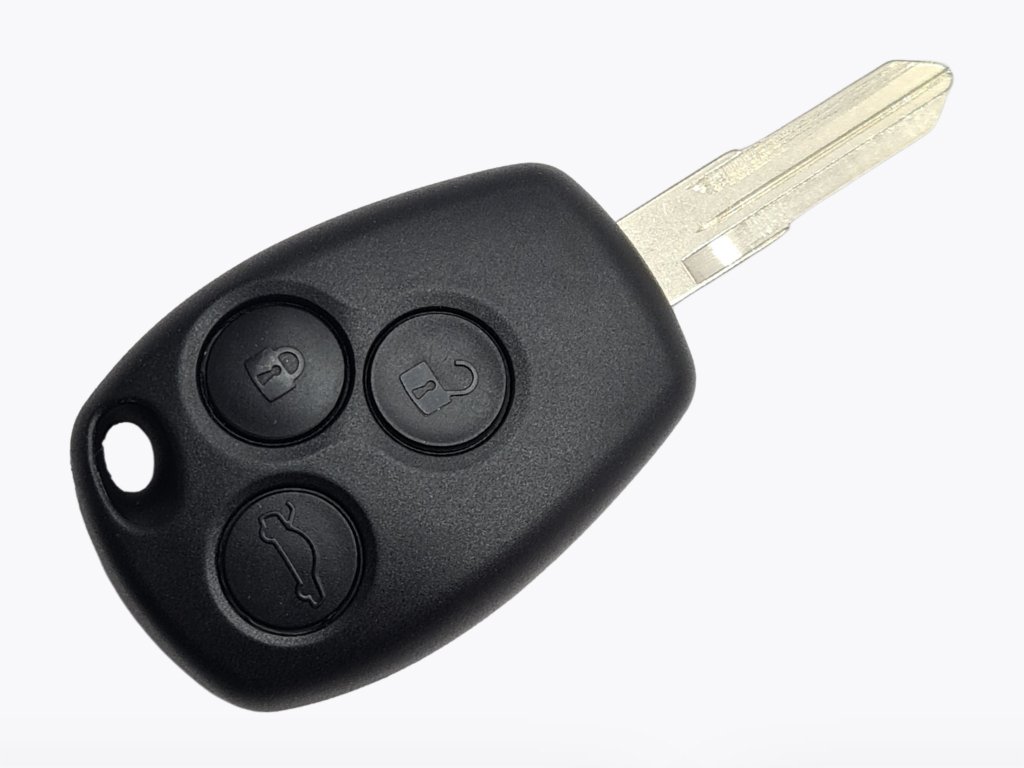 Ключ Renault Symbol, Logan, Trafic, Sandero, 433 Mhz, PCF7961M/ Hitag AES/ ID4A, 3 кнопки, лезо VAC102