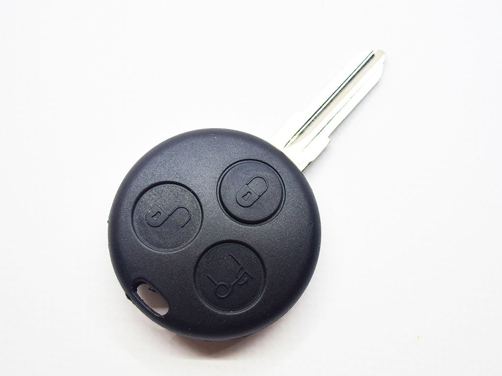 Ключ Smart Fortwo, Roadster, City Coupe, 433 Mhz, 3 кнопки, лезо YM23