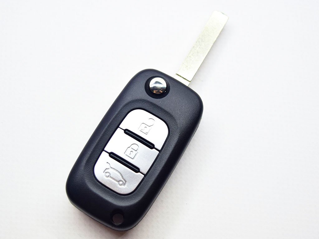 Викидний ключ Smart Fortwo III, 433 Mhz, CWTWB1G767, PCF7961M/ Hitag Aes/ ID4A, 3 кнопки, лезо VA2, без лого - Зображення 3