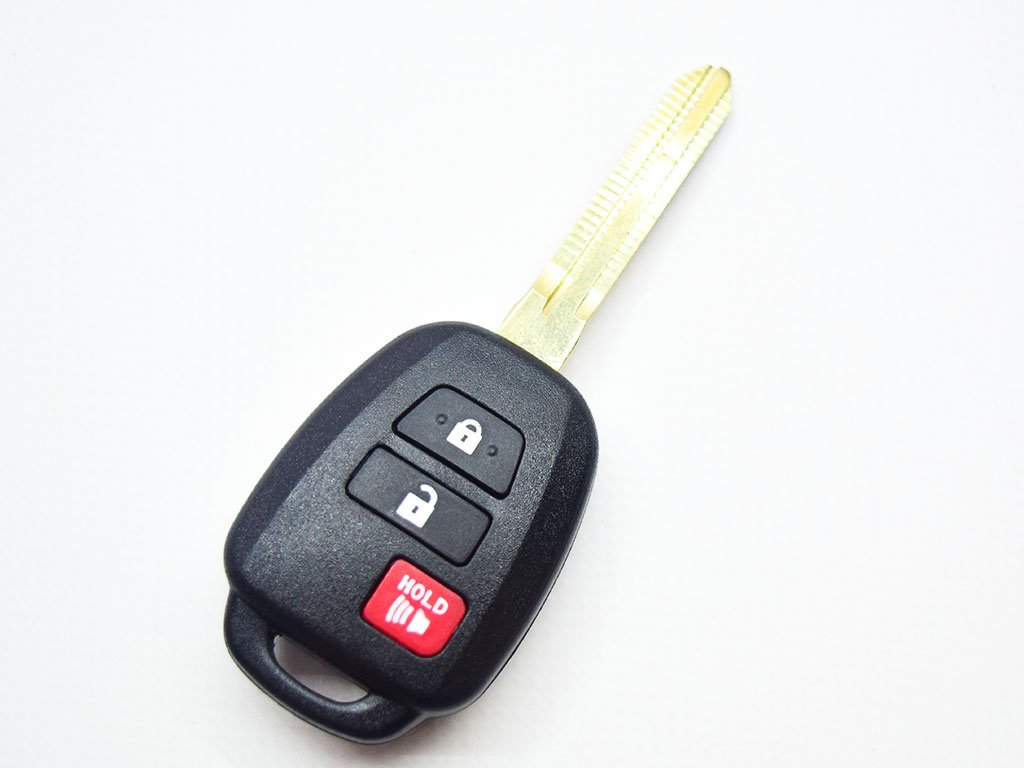 Ключ Toyota RAV4, Prius C, 4Runner, 315 Mhz, HYQ12BDM, H-чіп, 2+1 кнопки, лезо TOY43