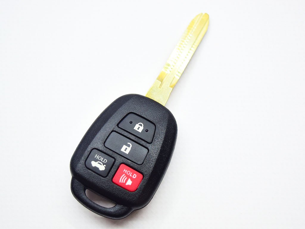 Ключ Toyota Rav4, Highlander, 315 Mhz, GQ4-52T, H-чіп, 3+1 кнопки, лезо TOY43