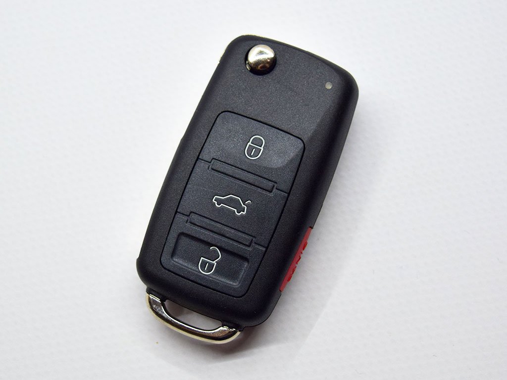 Викидний ключ Volkswagen Touareg, Phaeton, 315 Mhz, PCF7946A/ Hitag 2/ ID 46, 3+1 кнопки