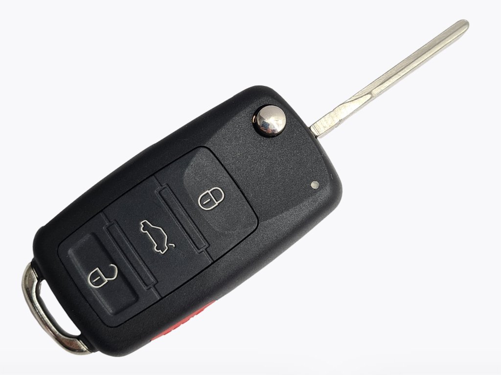 Викидний ключ Volkswagen Touareg, 433 Mhz, PCF7942/ Hitag 2/ ID 46, 3+1 кнопки, Keyless GO - Зображення 3