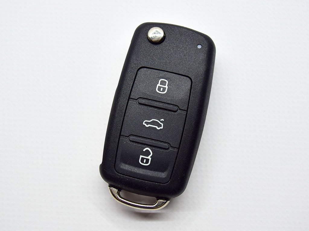 Викидний ключ Volkswagen, Skoda, Seat, 433 Mhz, ID48, 5K0 837 202 AD, 3 кнопки