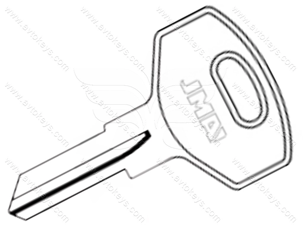 Заготовка ключа KAM-1D JMA