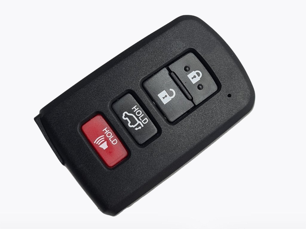 Корпус смарт ключа Toyota RAV4, Highlander, 3+1 кнопки