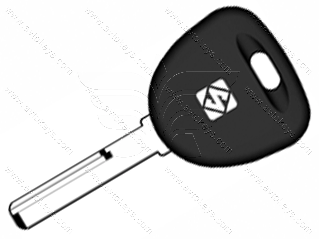 Корпус ключа з місцем під чіп Mitsubishi HU56RTE Silca