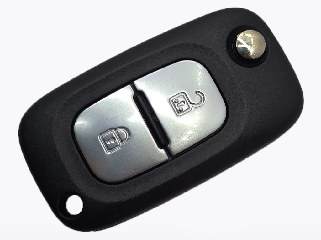 Викидний ключ Mercedes Citan, 433 Mhz, PCF7961A/ Hitag 2/ ID46, 2 кнопки, лезо VA2, ОЕМ