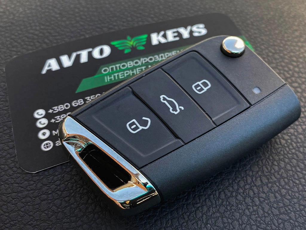 Викидний ключ Volkswagen Golf 7, Tiguan, 315 Mhz, 5G0959753AB/ /ID49/ Megamos AES, 3 кнопки, OEM