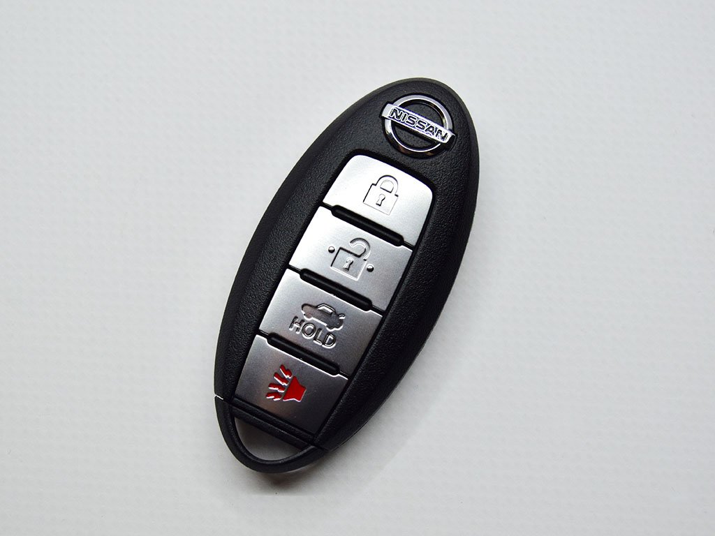 Смарт ключ Nissan Maxima, Європа, 433 Mhz, 5WK39609, PCF7952A/ Hitag 2/ ID46, 3+1 кнопки