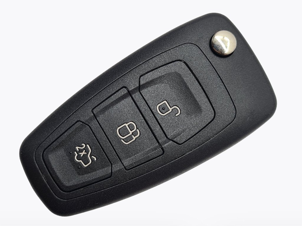 Викидний ключ Ford Focus, Mondeo, Transit та інші, 433 Mhz, 5WK49986, 4D-63 80bit, 3 кнопки, лезо HU101
