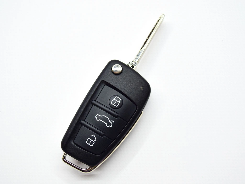 Викидний ключ Audi A3, S3, RS3, 434 Mhz, 8V0 837 220 D, ID49/ Megamos AES/ MQB, 3 кнопки, HU66, Keyless Go