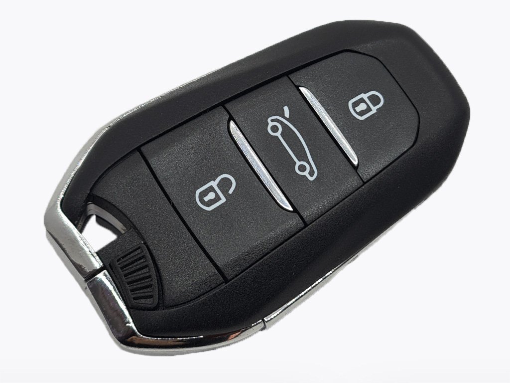 Смарт ключ Citroen, Peugeot, DS4, DS5, C4, 433 Mhz, PCF7945A/ Hitag 2/ ID46, 3 кнопки