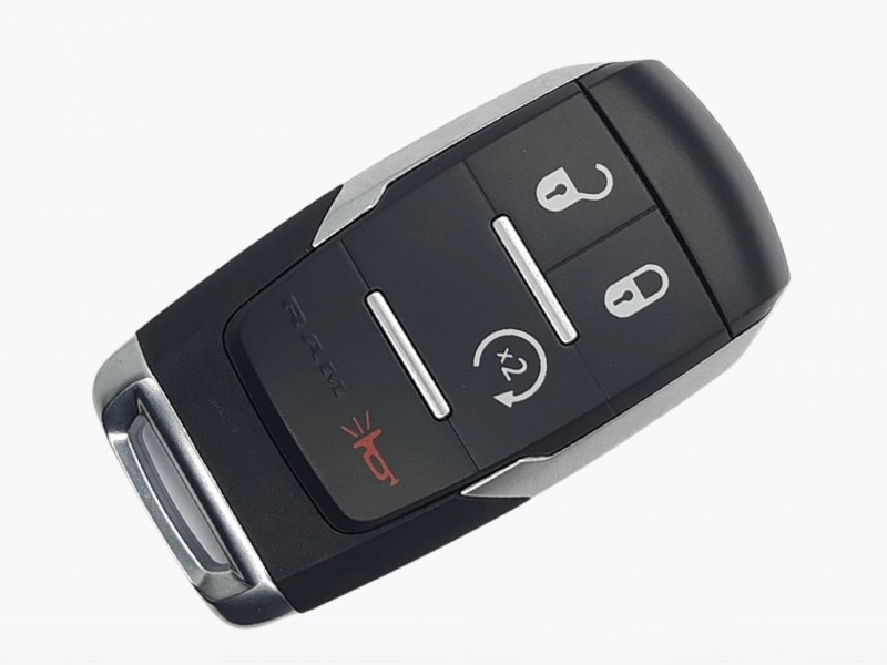 Смарт ключ Dodge Ram, 433 Mhz, GQ4-76T, PCF7953M/ Hitag Aes/ ID4A, 3+1 кнопки