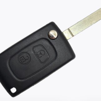 Корпус викидного ключа Citroen/Peugeot, 2 кнопки, лезо VA2, під переробку