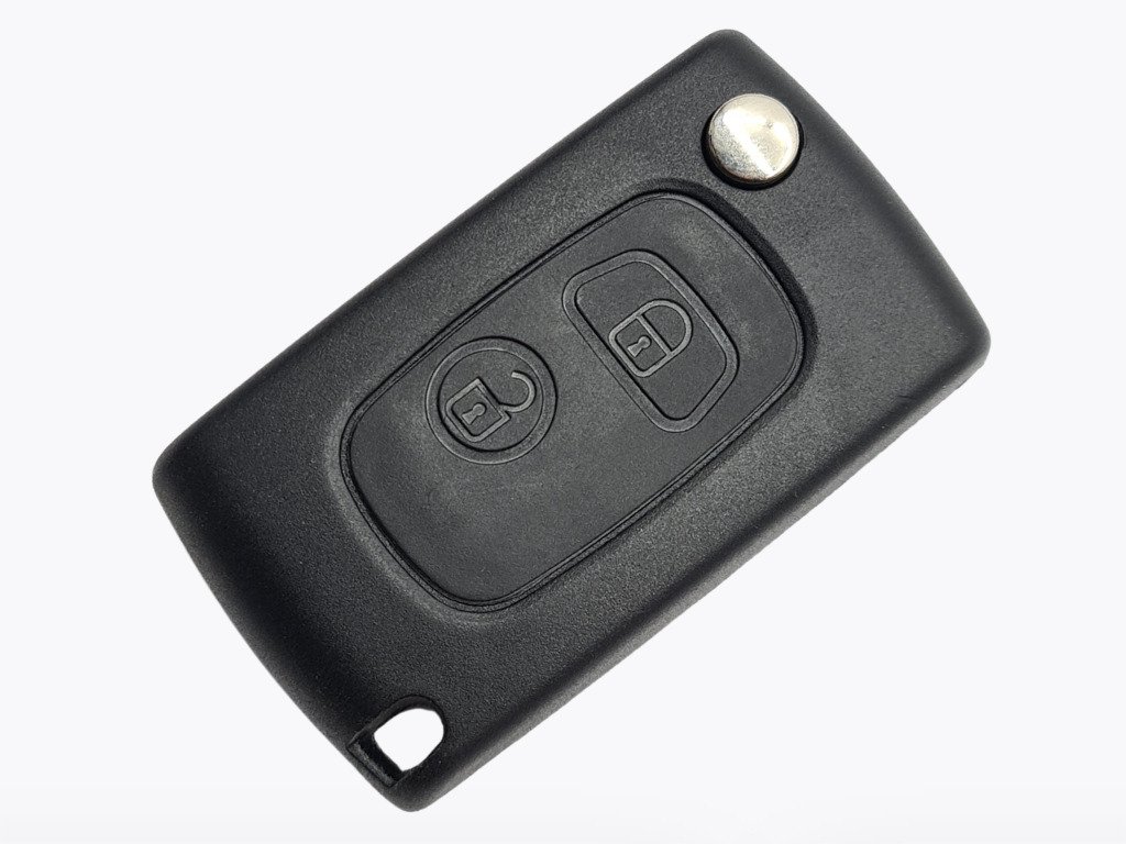 Корпус викидного ключа Citroen/Peugeot, 2 кнопки, лезо SX9, під переробку