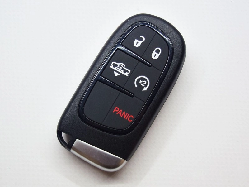 Смарт ключ Dodge Ram, 433 Mhz, GQ4-54T, PCF7953A/ Hitag 2/ ID46, 4+1 кнопки