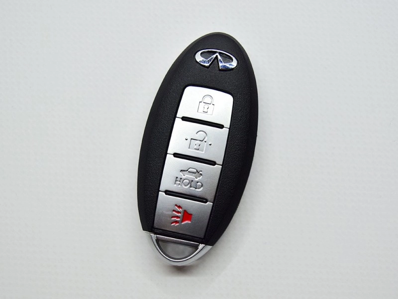 Смарт ключ Infiniti M56, M37, M35, Q70, 433 Mhz, CWTWB1U787, PCF7952A/ Hitag 2/ ID46, 3+1 кнопки