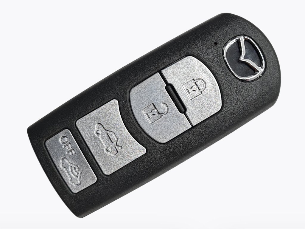 Корпус смарт ключа Mazda, 4 кнопки, тип 1