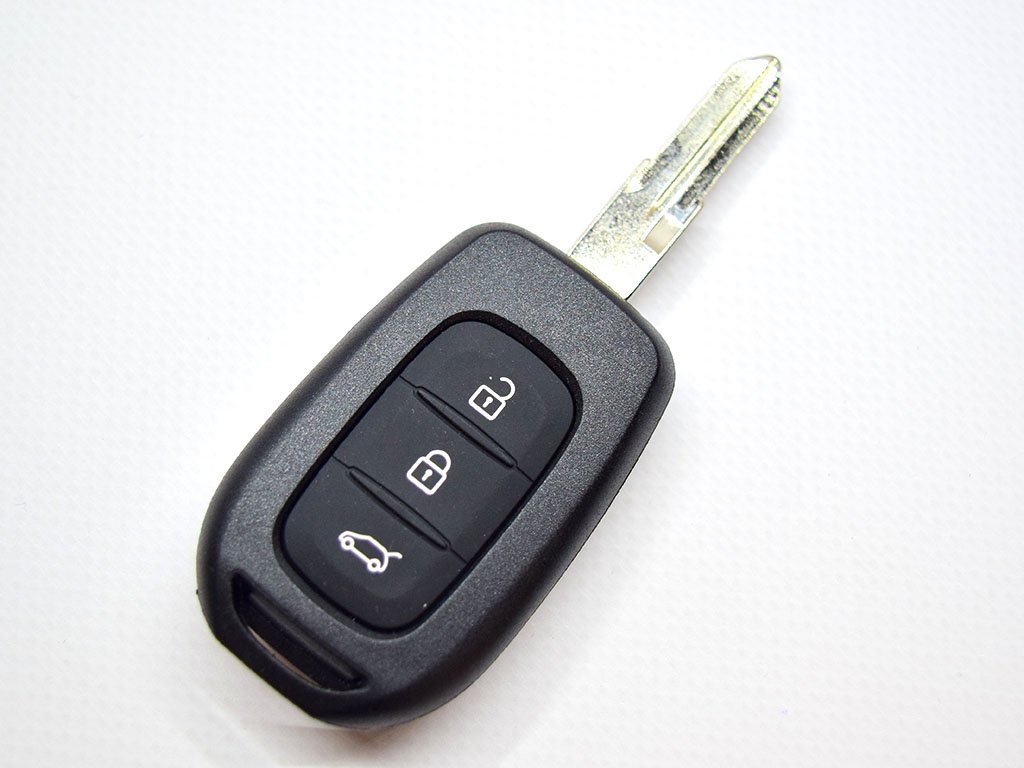 Ключ Renault Symbol, Logan, Trafic та інші, 433 Mhz, PCF7961M/ Hitag AES/ ID4A, 3 кнопки, лезо VAC102