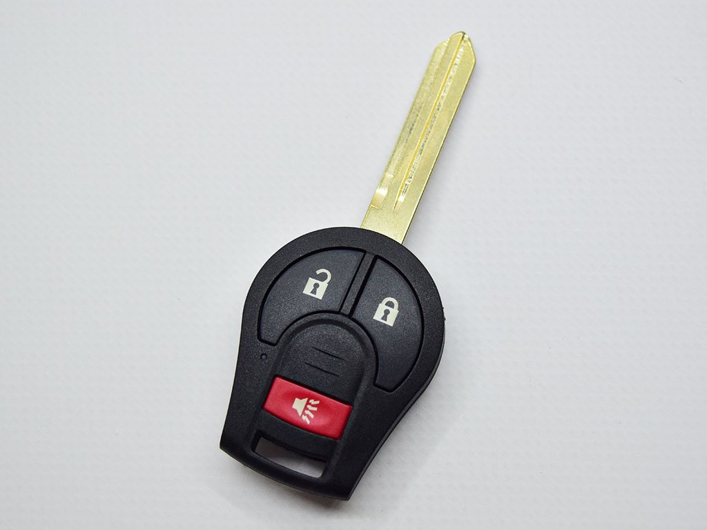 Ключ Nissan Cube, Rogue, Juke, NV, 315 Mhz, CWTWB1U751, PCF7936A/ Hitag 2/ ID46, 2+1 кнопки, лезо NSN14