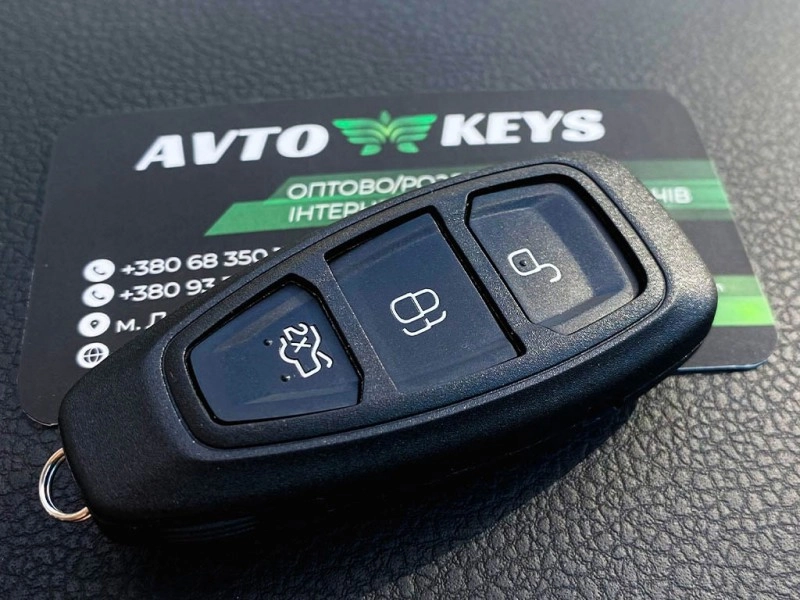 Корпус смарт ключа Ford Focus, Mondeo, Kuga та інші, 3 кнопки, лого