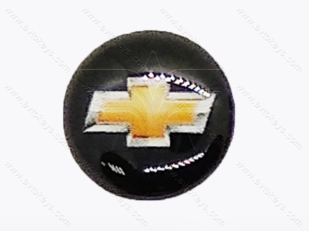 Логотип (емблема) для автомобільного ключа Chevrolet, діаметр 14 мм