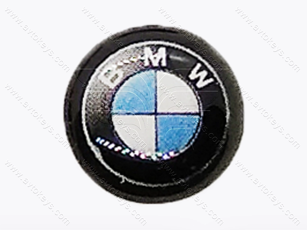 Логотип (емблема) для автомобільного ключа BMW, діаметр 14 мм
