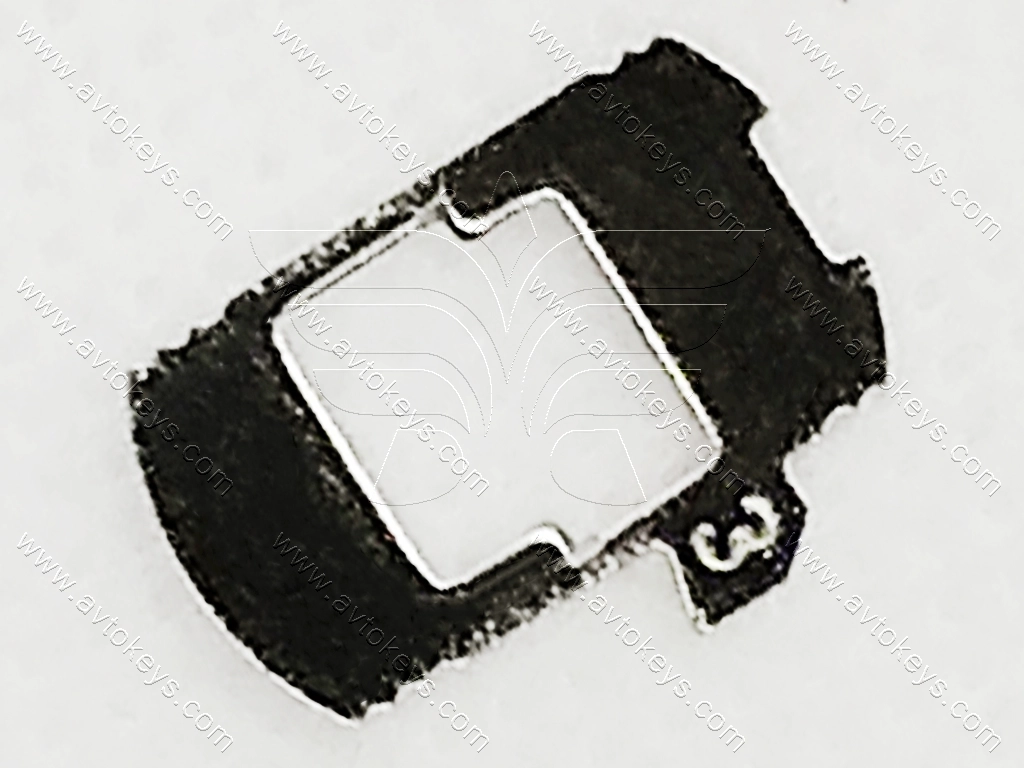 Рамка Audi, Seat, Volkswagen, Skoda HU162t №3, бокова нарізка