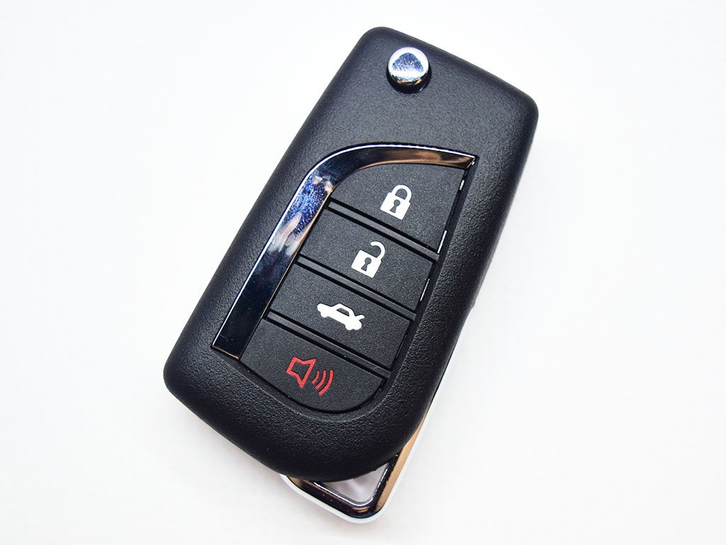 Викидний ключ Toyota Camry, Corolla, 315 Mhz, HYQ12BFB, 8A (H chip), 3+1 кнопки, лезо TOY48