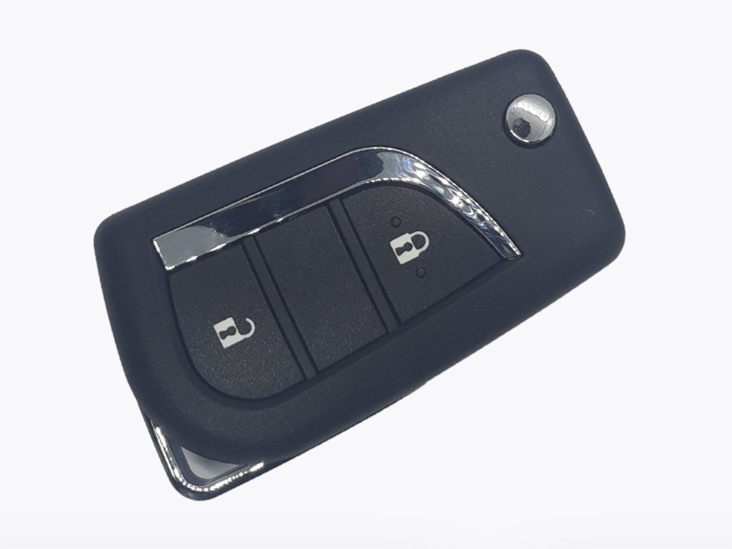 Корпус викидного ключа Toyota, 2 кнопки, з місцем під батарейку 2016, лезо TOY51