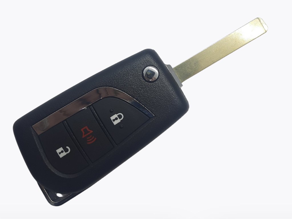 Корпус викидного ключа Toyota, 2+1 кнопки, з місцем під батарейку 2016, лезо TOY51 — изображение 2