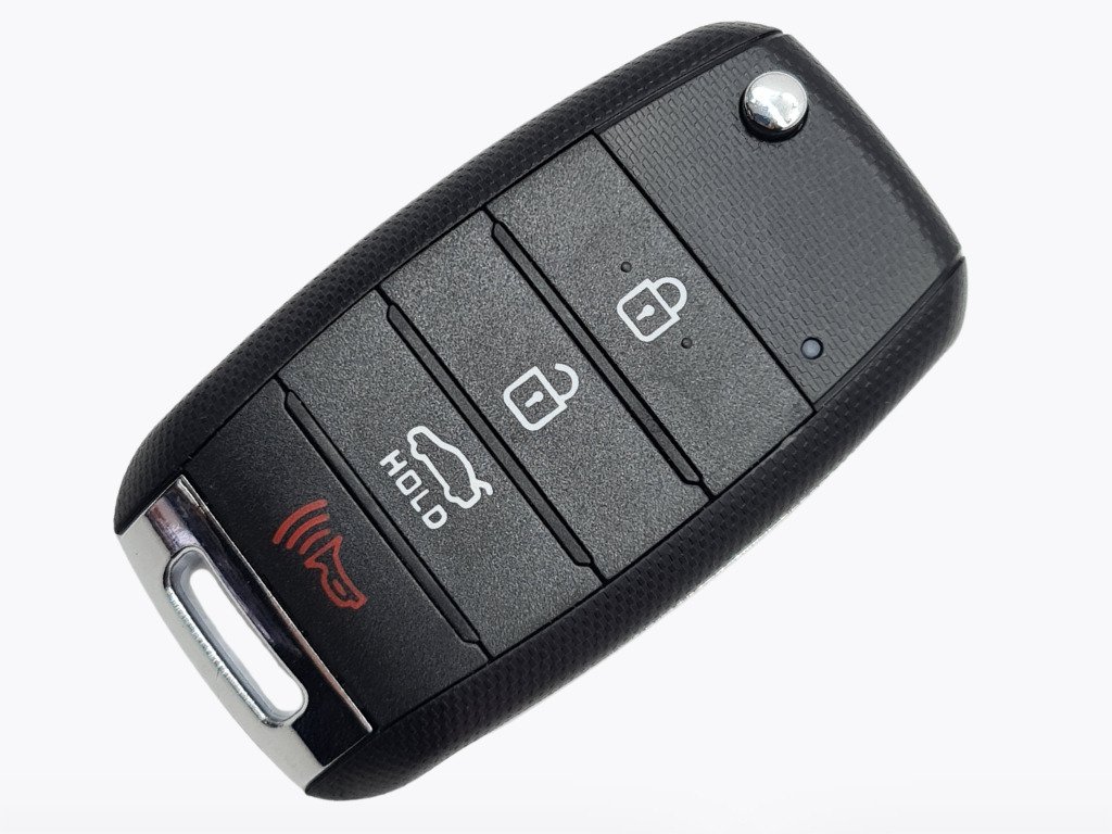 Корпус викидного ключа Kia, 3+1 кнопки, лезо TOY48