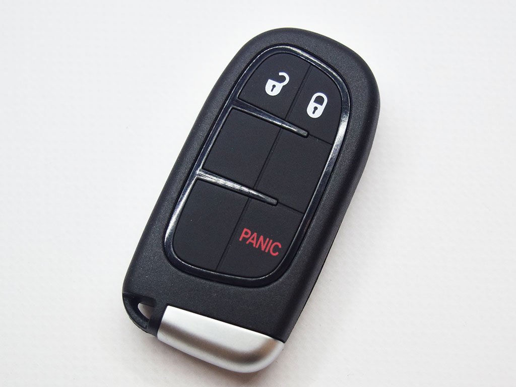 Смарт ключ Jeep Cherokee, 433Mhz, GQ4-54T, PCF7953M/ Hitag Aes/ ID4A, 2+1 кнопки