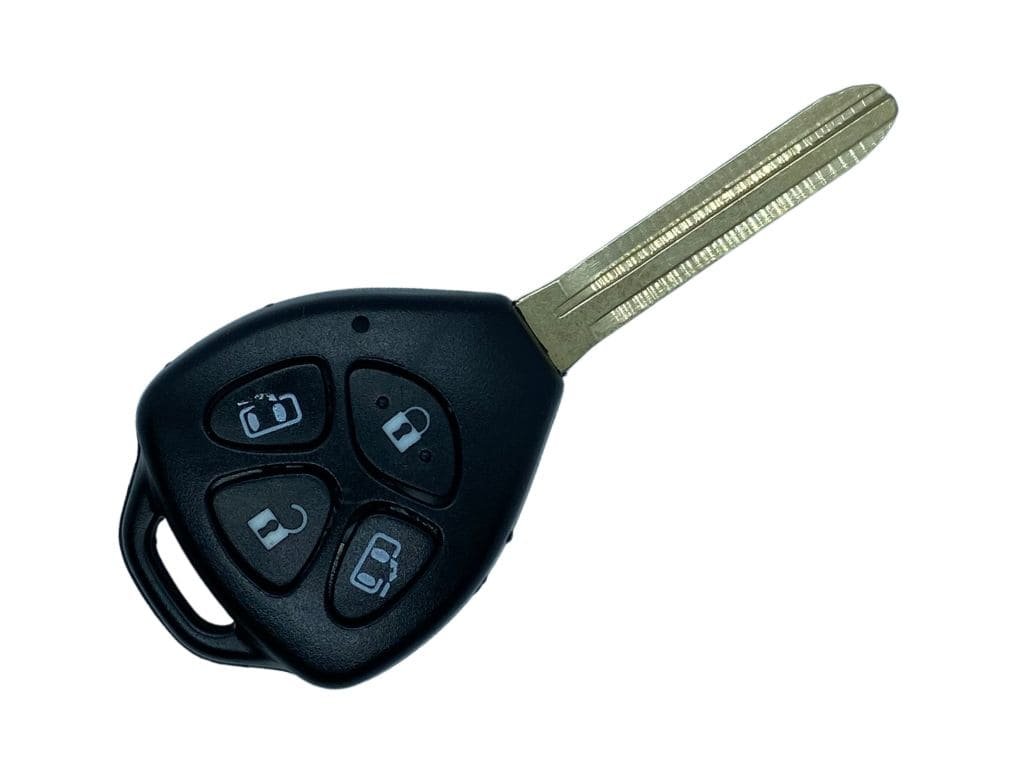 Корпус ключа Toyota Noah/ Voxy/ Esquire, Sienta, Alphar та інші, 4 кнопки, лезо TOY43, лого