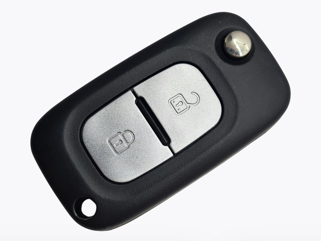 Викидний ключ Renault Clio, Kangoo, Master, Modus, Twingo, 433 Mhz, PCF7961A/ Hitag 2/ ID46, лезо VA2, 2 кнопки
