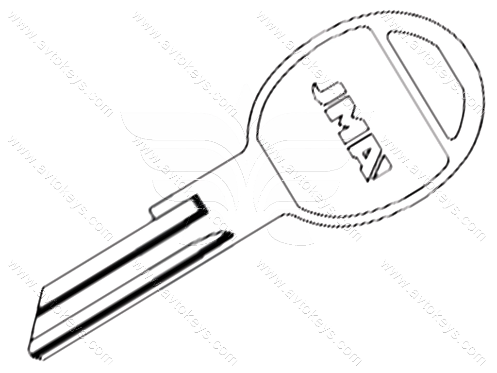 Заготовка ключа AMM-2 JMA