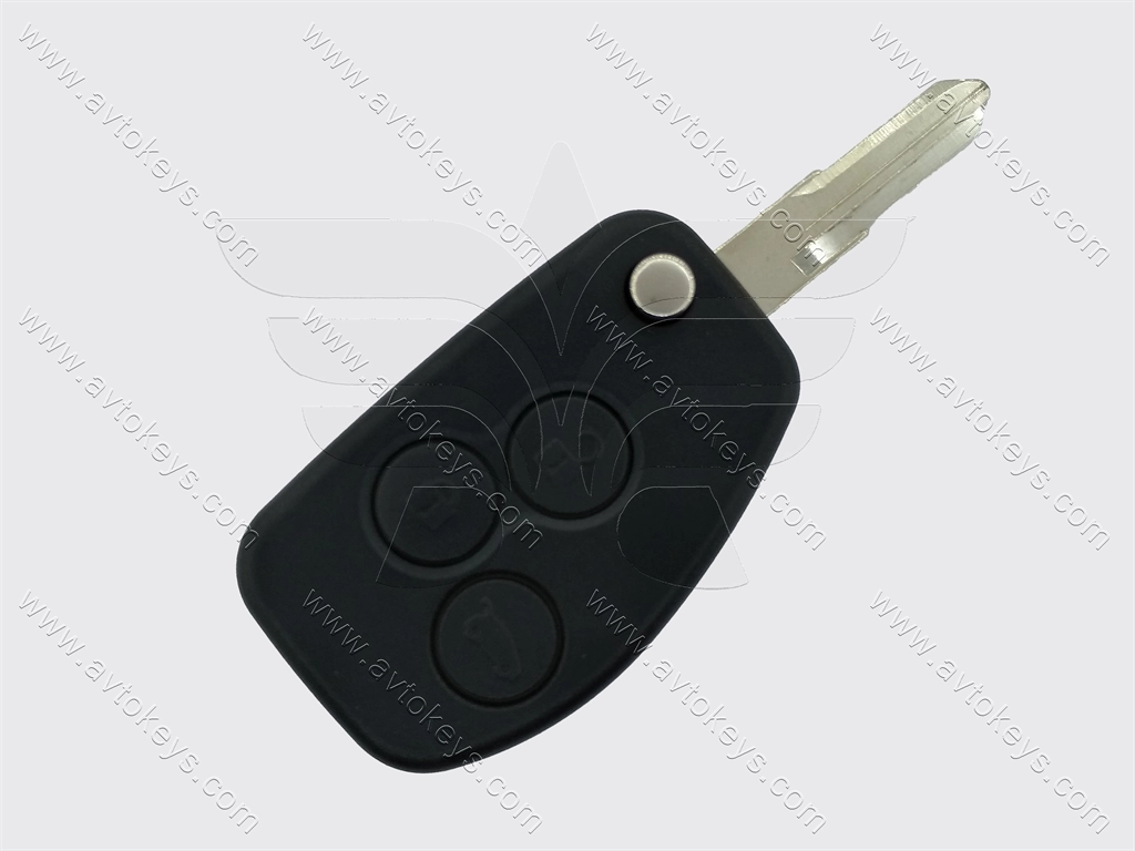 Корпус викидного ключа Renault 3 кнопки, лезо VAC102