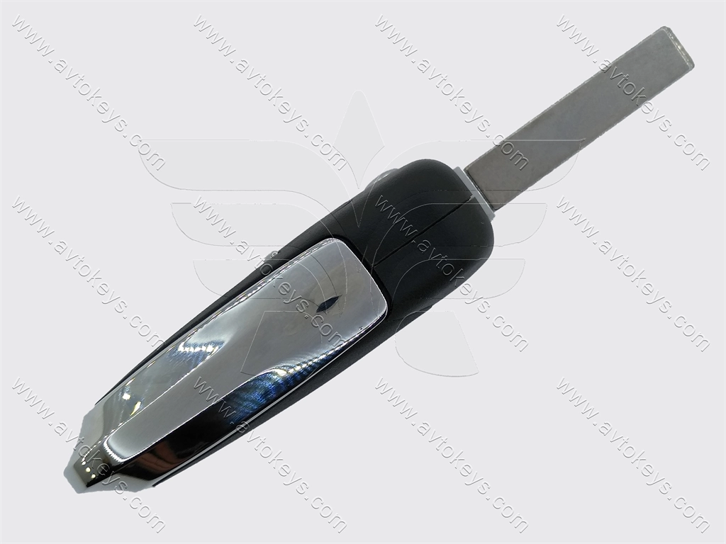 Корпус викидного ключа Citroen/Peugeot, 3 кнопки, з місцем під батарейку, лезо HU83 - Зображення 4