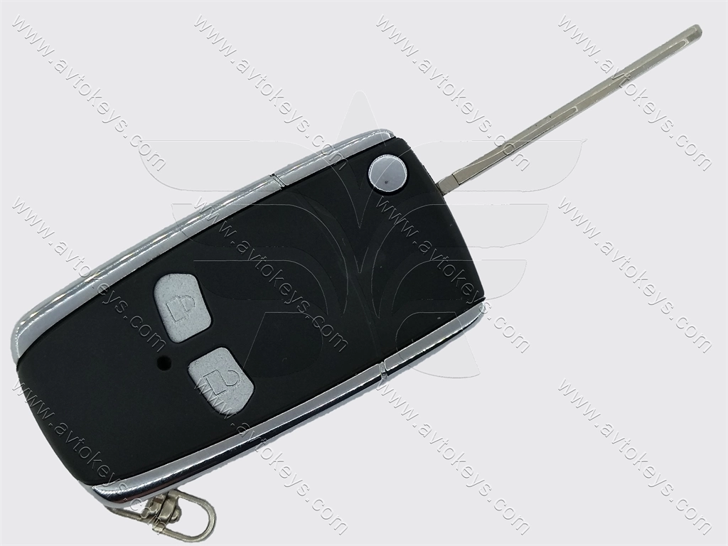 Корпус викидного ключа Mitsubishi Lancer, Outlander та інші, 2 кнопки, лезо MIT11R, під переробку
