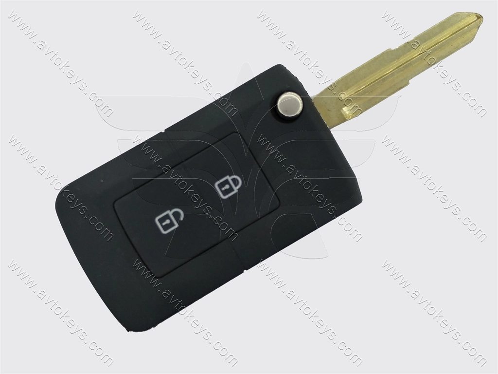 Корпус викидного ключа Mitsubishi 2 кнопки, лезо MIT11R, під переробку