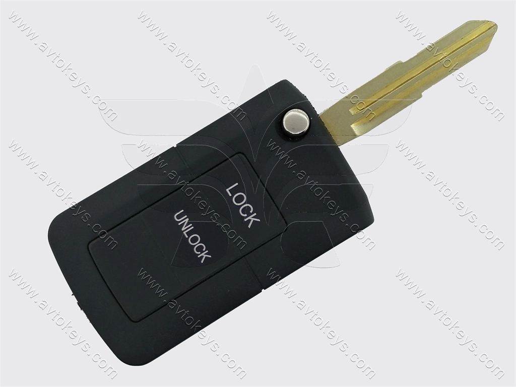 Корпус викидного ключа Mitsubishi, лезо MIT11R, 2 кнопки, під переробку