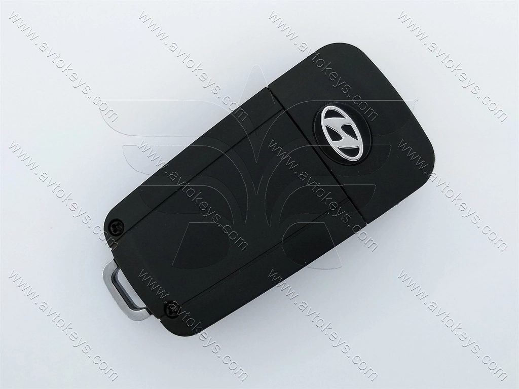 Корпус викидного ключа Hyundai/Kia, 2 кнопки, лезо HYN6, під переробку, без місця під батарейку, тип 1 - Зображення 5