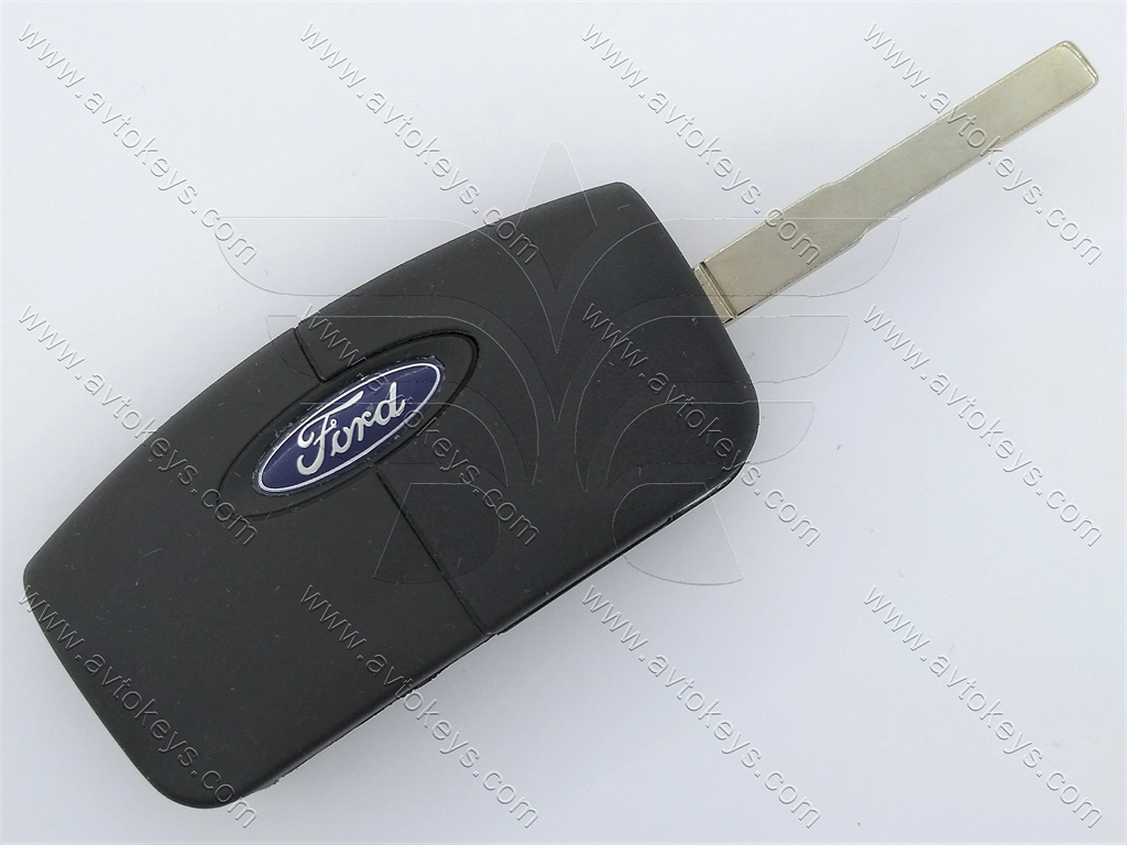Корпус викидного ключа Ford Fiesta, Focus та інші, 3 кнопки, лезо HU101 - Зображення 3