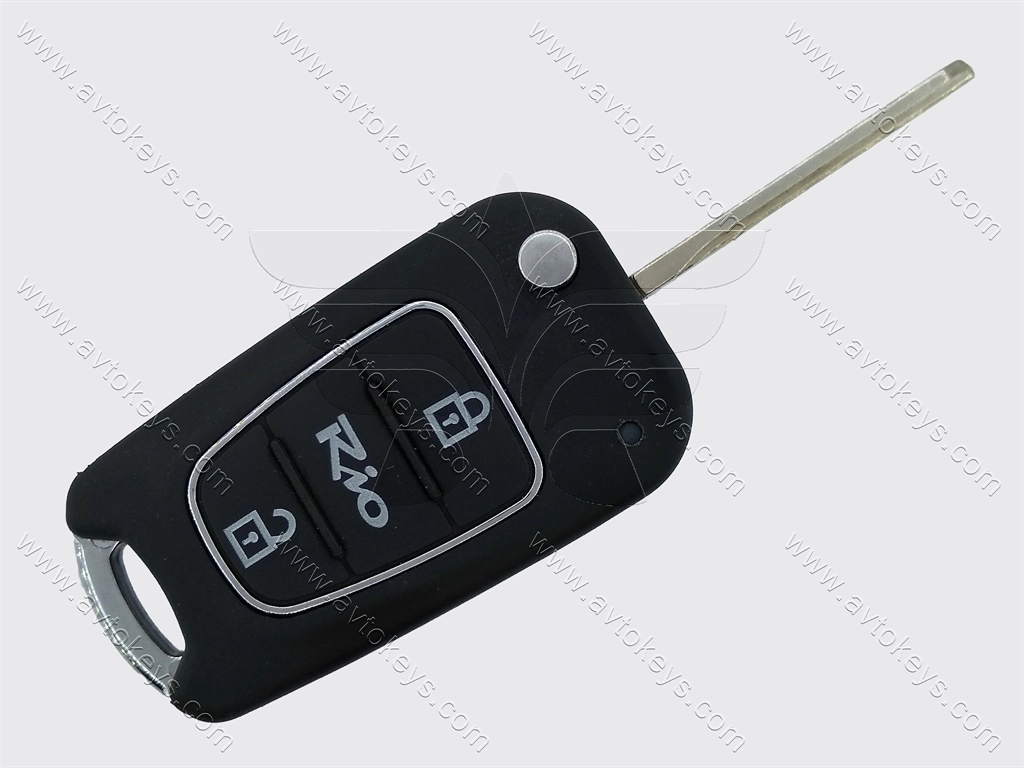 Корпус викидного ключа Kia Rio, 3 кнопки, лезо HYN14