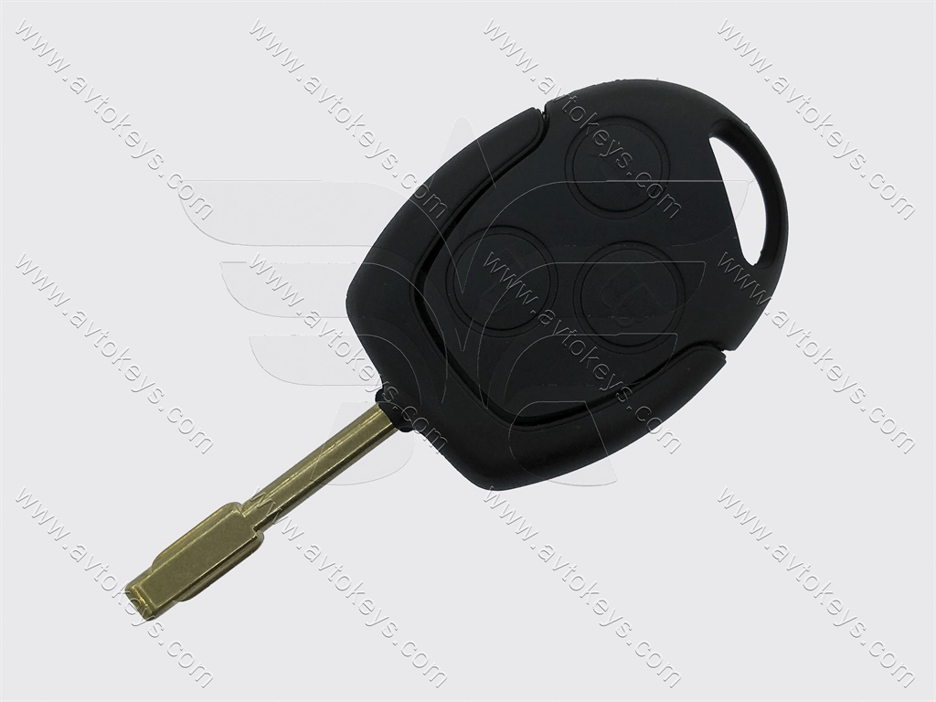 Корпус ключа Ford Focus та інші, 3 кнопки, лезо FO21