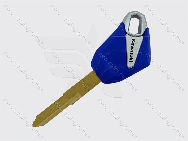 Корпус ключа з місцем під чіп Kawasaki ER-6, NINJA 1000 та інші, лезо KW14